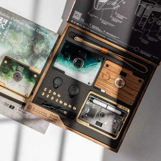 Camera Set: Vintage Jadeite Cabbage Resin